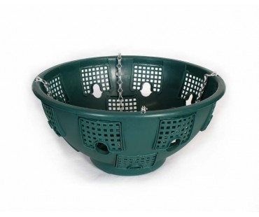 EasyFill ® 39cm (15") Hanging Basket - Green